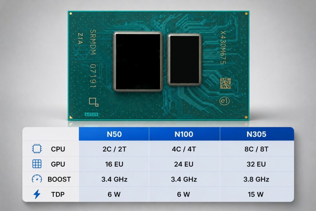 CPU comparison